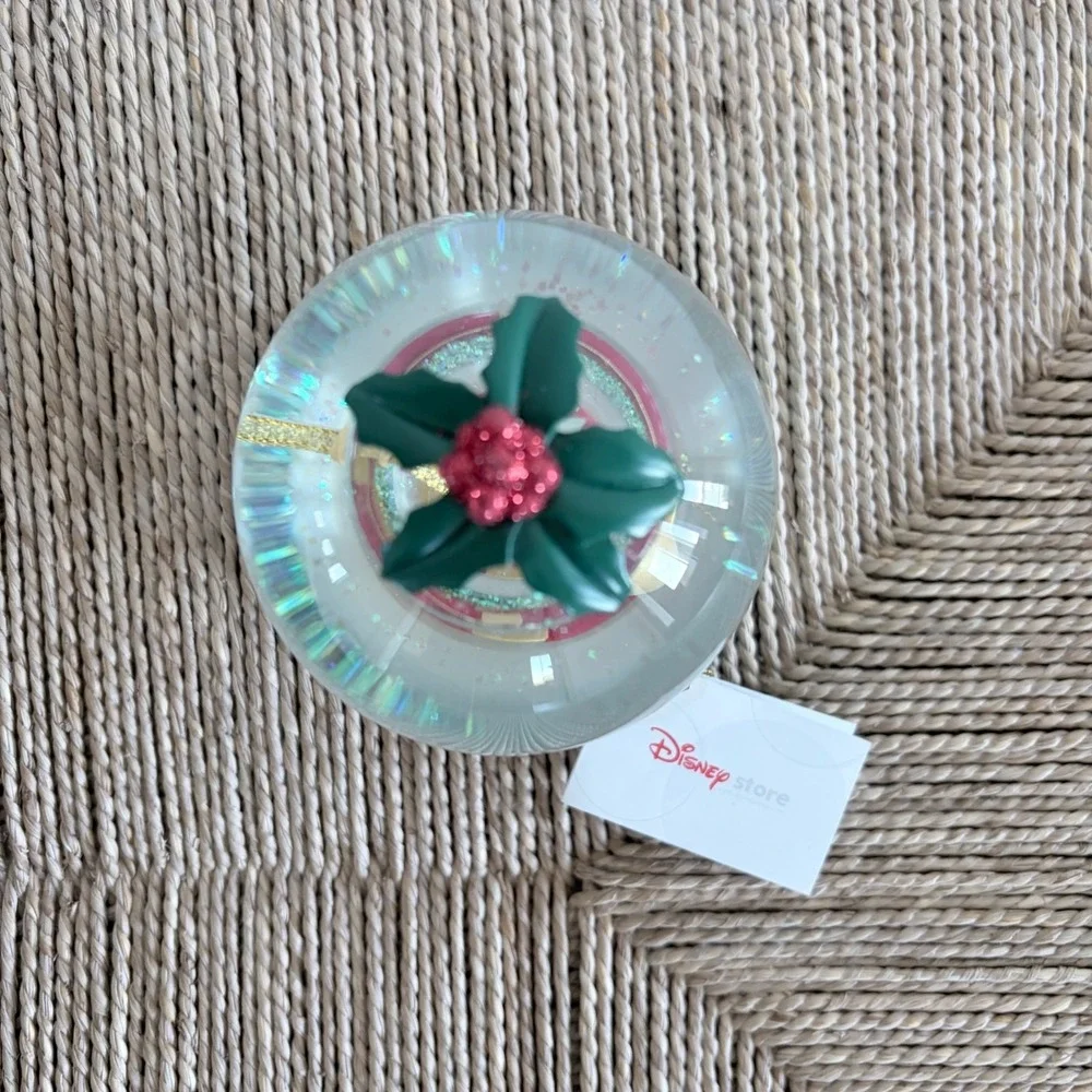 NWT Vtg‎ Disney Store Tinker Bell Christmas Holiday Snowglobe 2005 NO BOX